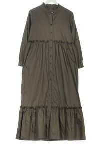 Milla Sukienka koszulowa Damski, Rozmiar 36, khaki, Bawełna