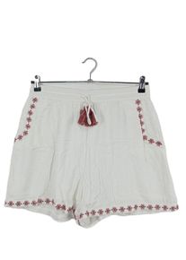 Véro Moda Vero Moda Szorty z wysokim stanem Damski, Rozmiar 40, biały, Wiskoza