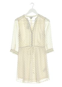 H&M H&M Sukienka z długim rękawem Damski, Rozmiar 34, w kolorze białej wełny, Poliester