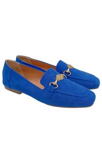 ideal shoes Mokasyny Damski, Rozmiar 38, niebieski