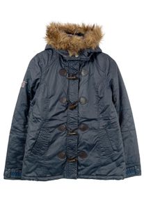 Pepe Jeans London Krótka kurtka Damski, Rozmiar 40, niebieski, Bawełna