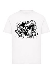 F4NT4STIC Shirt 'T Rex Burst Adventure' zwart / wit 110-116