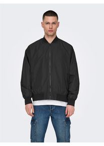 Only & Sons ONLY & SONS Bomberjack "Gavin" zwart - 33% | Maat: S |