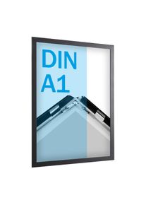 1 Snap frame "Hardline" A1, 33mm, black, mitred, aluminium