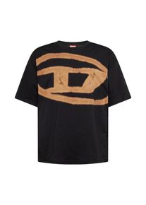 Diesel Heren Shirt mokka / zwart S