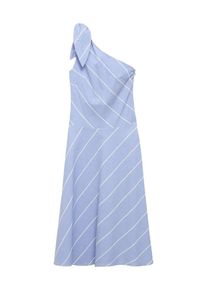 Mango Kleid 'ELSAL-H' Damen hellblau / weiß Größe 34