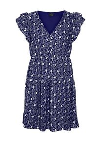 Véro Moda VERO MODA Kleid 'SONEY' Damen blau Größe 40 Geblümt/Floral