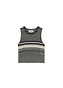 Scalpers Stripes Knit Top ' ' Damen ecru / schwarz Größe S