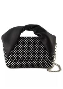 J.W.Anderson Borse a spalla - Crystal Midi Twister Hobo Bag - Black - Leather nero