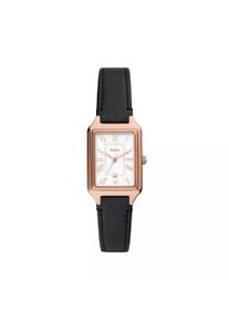 Fossil Orologio - Raquel Three-Hand Date LiteHide Leather Watch black