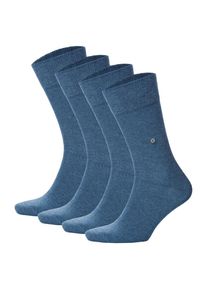 Burlington Socken Herren blau Größe 41/46 Melange