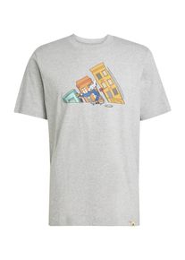 adidas Sportswear Funktionsshirt 'SKATE' Herren blau / gelb / grau / orange Größe XS