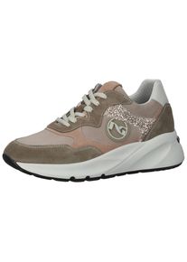 Nero Giardini Sneaker Damen hellbraun / puder / silber / offwhite Größe 35