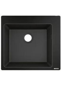 Einbauspüle Hansgrohe 450 S510-F450 Becken 450 x 400 mm, graphitschwarz - 43312170