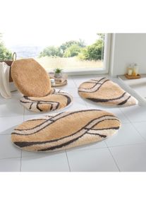 Kleine Wolke unisex Badmat in beige ,maat 6 - Dekselovertrek, Witt, 100% Polyacryl
