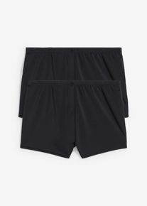 bonprix Bañador (2 unidades), negro, 128/134