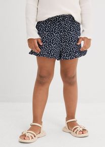 Jerseyshorts i ren ekologisk bomull för barn (3-pack) - blå - storlek 116/122 - bonprix