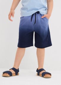 Trikåbermudas för barn (2-pack) i ren bomull - blå - storlek 128/134 - bonprix