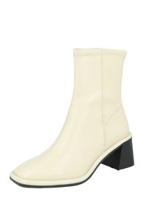 River Island - Stiefel 'BLOCK HEEL ZIP SOCK BOOT' Damen ecru / schwarz Größe 35.5