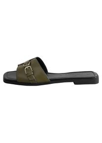 next Pantolette Damen gold / oliv Größe 36