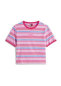 Tommy Jeans Dames Shirt hemelsblauw / fuchsia / rosa XXS