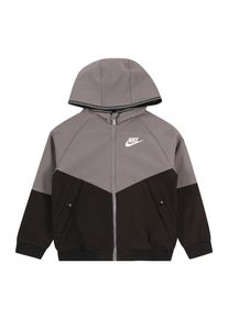 Nike Sportswear Jacke 'Futura' grau / schwarz / offwhite Größe 98