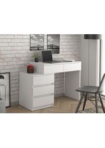 Iskolai íróasztal fehér fiókokkal gyerekszobába