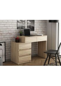 Iskolai íróasztal sonoma fiókokkal gyerekszobába