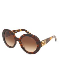 Miu Miu MU11YS | okulary przeciwsłoneczne | Kształt okularów: okrągły, , żółty