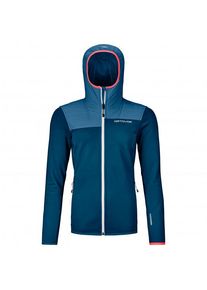 Ortovox Womens Fleece Plus Hoody Fleecevest Dames (S |blauw)
