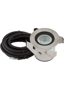 EVN Lichttechnik EVN LED Bodeneinbau, rund, EDS, IP68, 350mA, 1,2W, 3000K, 110lm, Edelstahl (P68102)