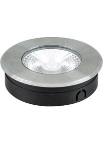EVN Lichttechnik EVN LED Bodeneinbau, rund, EDS / alu, IP67, 24V/DC, 12W, 3000K, 1288lm, Edelstahl Aluminium (PCB67241202)