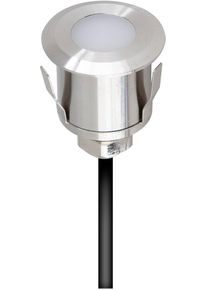 EVN Lichttechnik EVN LED Bodeneinbau, rund, IP67, 12V/DC, 1W, 6000K, 120lm, edelstahl (P67101001)