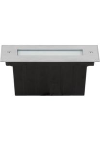 EVN Lichttechnik EVN LED Bodeneinbau, rechteckig, EDS / Alu IP67, 220-240V/AC, 5W, 3000K, 79lm, edelstahl (BL67100502)