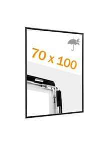 1 Snap frame B1, waterproof, black, aluminium