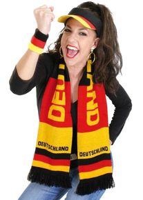 Écharpe tricotée fan de l'Allemagne