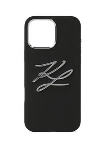 K by KARL LAGERFELD Karl Lagerfeld Dames Smartphonehoesje 'iPhone 16 Pro Max' zwart One Size