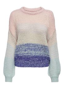 Only Sweter 'ALMIRA' dla kobiet granatowy / miętowy / różowy pudrowy Rozmiar XS
