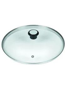 Tefal Topfdeckel , Klar , Metall, Kunststoff, Glas , rund , mit Dampfablass, backofengeeignet , Kochgeschirr, Töpfe, Topfdeckel