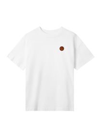F4NT4STIC T-Shirt 'Basketball' Damen rostbraun / schwarz / offwhite Größe L