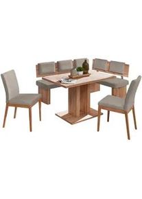 Cantus Eckbankgruppe , Eichefarben, Hellbraun , Textil, Holzwerkstoff , eckig , Stoffauswahl, seitenverkehrt erhältlich, in verschiedenen Holz-Dekoren erhältlich , Esszimmer, Bänke, Eckbankgruppen