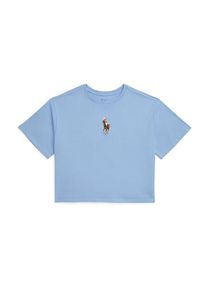 Polo Ralph Lauren T-Shirt Mädchen hellblau / braun / rosa / weiß Größe 130/134