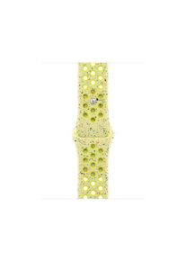 Curea Smartwatch Apple MC1R4ZM/A pentru Watch 40mm, Nike Sport Band, S/M (Galben/Verde)