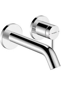 Wand-Waschtischmischer Hansgrohe Tecturis S, Ausladung 165 mm, unverschließbares Schaftventil - chrom - 73350000