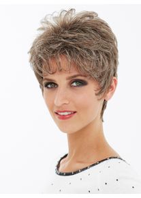 Dames Pruik Diana in grijs/blond ,maat 0, WITT, 100% Overig