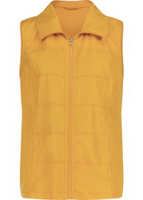 Dames Gilet met ritssluiting oker Maat 56