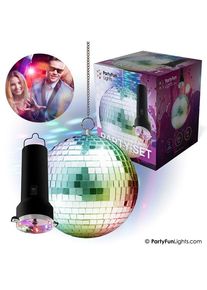 Party Funlight Rotating Mirror Ball with LED