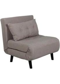 Livetastic Schlafsessel , Schwarz, Beige , Metall, Textil , 70x88x80 cm , abwischbar , Wohnzimmer, Sofas & Couches, Schlafsofas, Schlafsessel
