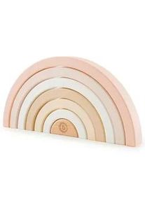Xxxl Stapelturm , Rosa, Beige , Holz , 7-teilig , Buche , 2.5x11.5x24 cm , schadstofffrei , Spielzeug, Lernspiele