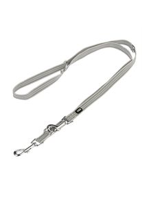 TIAKI Halsband Soft & Safe, grijs.- Bijpassende riem: 200 cm lang, 20 mm breed